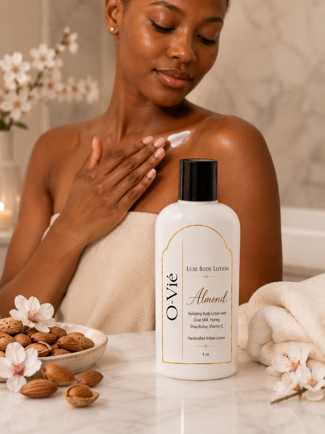 Luxe Body Cream Almendras · O-Vié